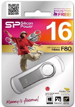 USB флеш SILICON POWER 16GB F80 металл