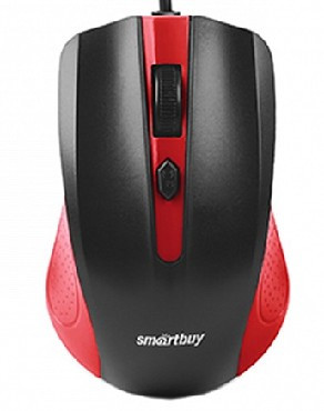 мышь проводная оптическая SMARTBUY (SBM-352-RK) ONE красный/черный