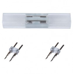 аксессуары для светильников ECOLA SCNN12ESB LED STRIP 220V CONNECTOR комплект для упрощенного соединения лента-лента 2-х конт для ленты IP68 12X7
