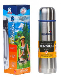 Термос PENGUIN из нержавеющей стали с узким горлом ВК-47 с глухой пробкой, 0,75л