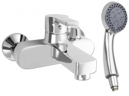 Смеситель для ванны BIANCO 385009 Смеситель в ванную шаровый короткий нос поворотный дивектор на корпусе