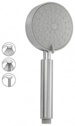 Лейка для душа GFMARK 6059 Лейка для душа круглая-массажная, 3 режима, АНТИВАНДАЛЬНАЯ из нерж.стали марки SUS 304