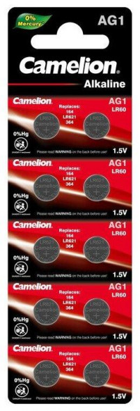 Элементы питания CAMELION (12809) AG1-BP10
