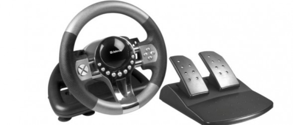 руль DEFENDER (64367) FORSAGE GTR USB