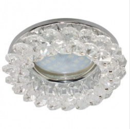 СВЕТИЛЬНИКИ ВСТРАИВАЕМЫЕ ECOLA FW1618EFY MR16 CD4141 GU5.3 Прозрачный/Хром