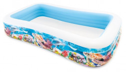 Бассейн надувной INTEX Бассейн надувной 305x183x56 см.Прямоугольный. Морская жизнь . (в коробке) Новинка. Арт. 58485NP