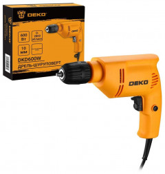 Дрель-шуруповерт сетевая DEKO DKD600W 063-4181