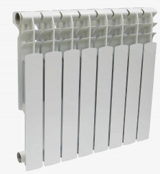 Радиатор биметаллический ALMENTE BI 500/80 B21 (синий квадрат) (8 секций)(00-00017679)