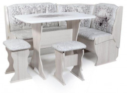 Кухонный уголок БИТЕЛ Кухонный уголок ОРХИДЕЯ АВТОР (БОДЕГО СВЕТЛЫЙ, D-2 фото борнео милк, D-2)