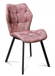 Cтул БИТЕЛ РИМ велюр Коралл/Черный муар