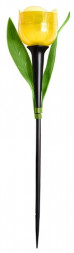 Садовый светильник на солнечной батарее UNIEL (UL-00004277) USL-C-452/PT305 YELLOW TULIP
