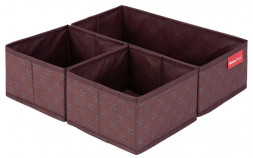 Набор органайзеров MASTER HOUSE БРАУНИ (3 предмета), без крышки 75295