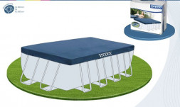 Тент для бассейна INTEX Защитный тент (ДЛЯ КАРКАСНЫХ БАССЕЙНОВ 450Х220см) 28039