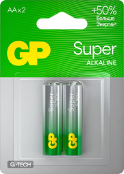Алкалиновая батарейка GP (1223) 15AA21-2CRSBC2