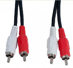 Кабель PERFEO (R3001) 2XRCA вилка - 2XRCA вилка 1 м