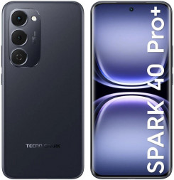 Смартфон TECNO 6.78&quot; Смартфон Spark 40 Pro+ 8/256Gb, NFC, AMOLED, 144Гц, 5200мAч, черный