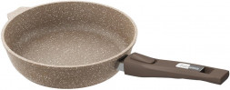 Сковорода МЕЧТА 028806 со съемной ручкой. "Гранит brown" 28см