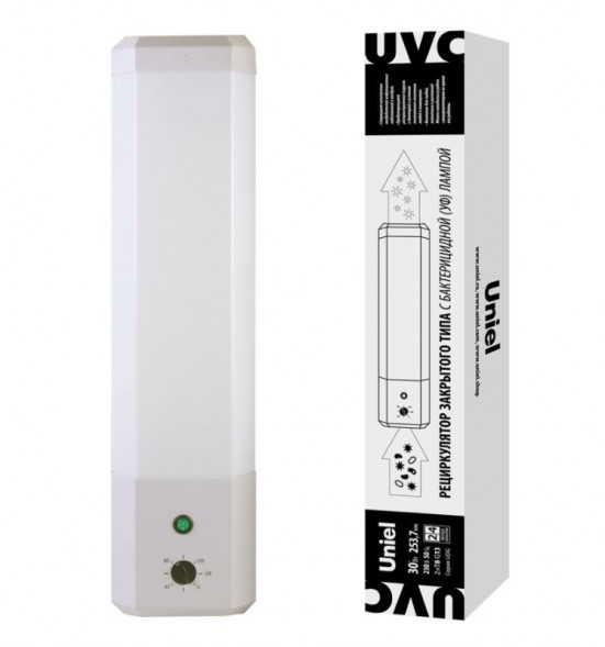 СВЕТИЛЬНИКИ СПЕЦИАЛЬНОГО НАЗНАЧЕНИЯ UNIEL (UL-00007717) UDG-M62T UVCB/TM WHITE