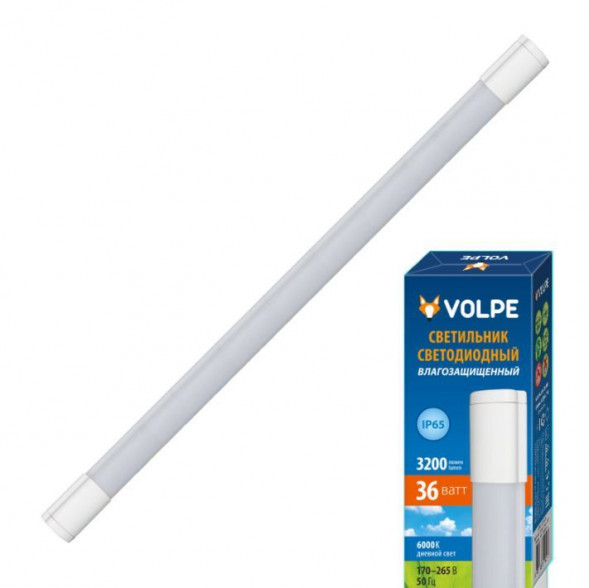 СВЕТИЛЬНИКИ ПОТОЛОЧНЫЕ ЛЮСТРЫ VOLPE (UL-00003550) ULT-Q218 36W/NW IP65 WHITE