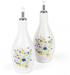 ROSENBERG R-225107 Набор бутылок для масла или уксуса, 450мл (ромашки)