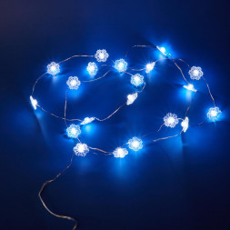 Гирлянда UNIEL (UL-00008620) ULD-S1900-020/STB/2AA WHITE IP20 SNOWFLAKES MINI