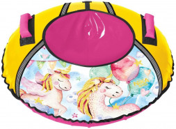 Тюбинг NIKA Игрушка. Тюбинг с рисунком (ТБ1КР-95/ЕР с единорогом)