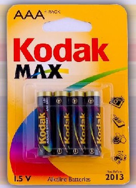 Элементы питания KODAK LR03-4BL