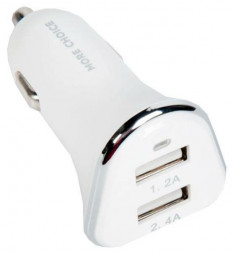 АЗУ MORE CHOICE AC22i АЗУ 2USB 2.4A для Apple 8-pin White