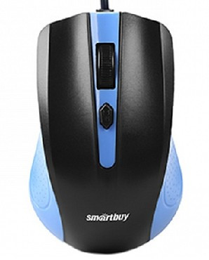 мышь проводная оптическая SMARTBUY (SBM-352-BK) синий/черный