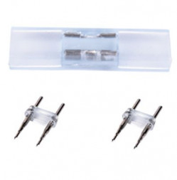 аксессуары для светильников ECOLA SCNN14ESB LED STRIP 220V CONNECTOR комплект для упрощенного соединения лента-лента 2-х конт для ленты IP68 14X7