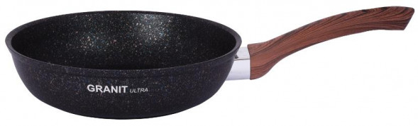 Сковорода KUKMARA сгг260а а/пр литая 26см Granit ultra blue