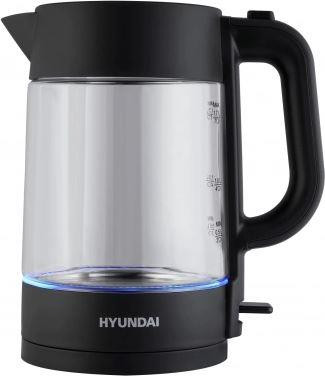 Чайник HYUNDAI HYK-G7707 1.7л. 2200Вт графит (стекло)