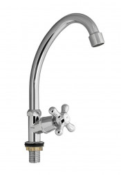 Кран на одну воду MAYFAIR 87307 Кран на одну воду металлокерамика, хромированный (2 шт. в кор.)