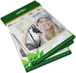 Фотобумага PERFEO (PF-MTA4-190/50) A4 190 г/м2 матовая 50л (M06)