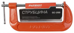Струбцина PATRIOT 350006522 GC-200, G-образная 200мм