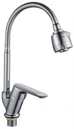 смеситель д/кухни GOTA ROCIO G232511-GOTA Flex Смеситель д/кухни шар. с гибким регулирующим изливом 2-х реж.аэрат гайка d35