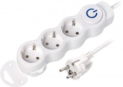 Удлинитель SMARTBUY (SBE-16-3-10m-ZS) 3 роз х 10,0 м - белый