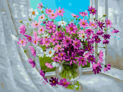 Картина по номерам БЕЛОСНЕЖКА 1158-AS Воздушный букет