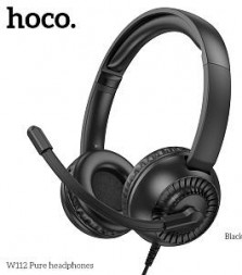 Наушники HOCO (6942007645041) W112 , черный