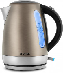 VITEK VT-7025 1.7л. 2100Вт бронзовый (металл/пластик)