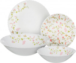 Набор столовой посуды MILLIMI Клавель Набор столовой посуды 19 пр., опаловое стекло 818-002 818-002