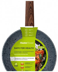 Сковорода MASTER HOUSE Шеф Рафаэль из ков.алюм. с а/приг. покр. 20см 75256