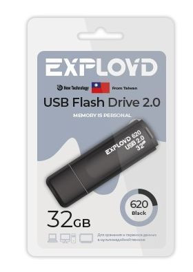 USB флэш-накопитель EXPLOYD EX-32GB-620-Black