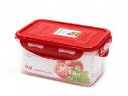 Посуда из пластика OURSSON CP0803S/RD контейнер прямоуг. 0,8л
