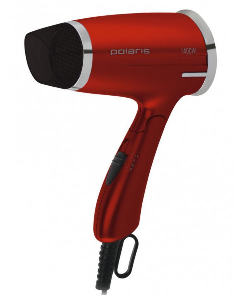 Фен для волос POLARIS PHD-1464T черный/красный