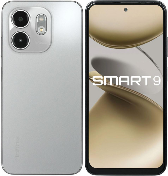 Смартфон INFINIX Smart 9 4/128Gb Grey Titanium (10063489)