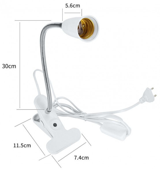 ЭЛЕКТРИКА ФИТОЛЕТО (UL-00009078) TLI-280 WHITE E27 PLANT