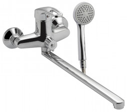 Смеситель для ванны OSKAR 6318 Смеситель в ванную длинный излив , шаровый с дивертором на корпусе