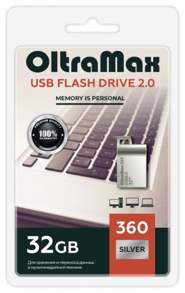 USB-флэш OLTRAMAX OM-32GB-360-Silver 2.0