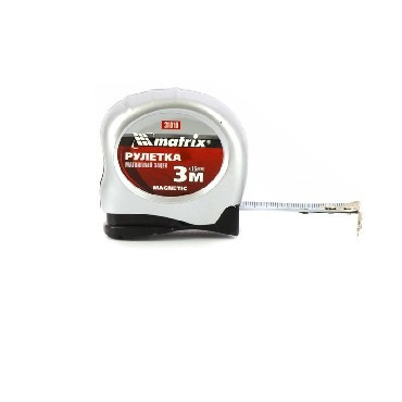 Рулетки MATRIX Рулетка Magnetic, 3 м х 16 мм, магнитный зацеп 31010